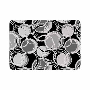 Julia Grifol Simple Circles Memory Foam Bath Rug