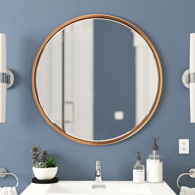 Bathroom & Vanity Round Mirrors You'll Love in 2019 | Wayfair