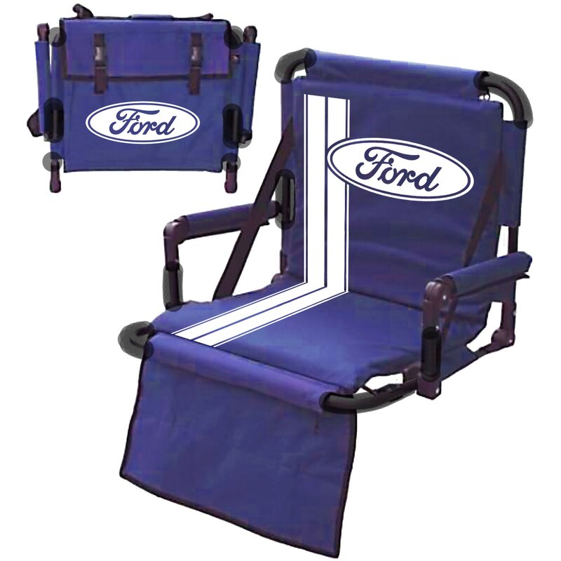 Ford Folding Stadium Seat with Cushion Wayfair