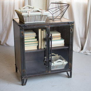 Metal Cabinets Chests You Ll Love Wayfair Paso Robles 2 Door Accent Cabinet