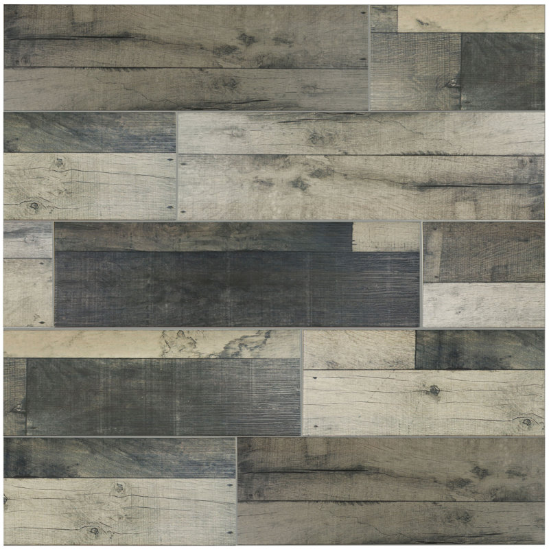 Lena 7 88 X 23 63 Ceramic Wood Tile In Gris Reviews Joss Main Lena 7 88 X 23 63 Ceramic Wood Tile