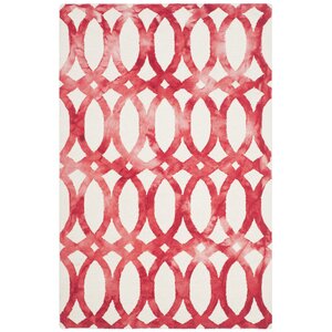 Edie Ivory/Red Area Rug