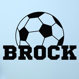 Soccer Personalized Wall Decal