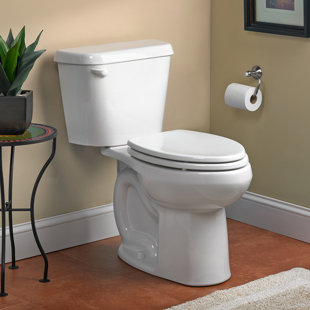 American Standard 2898010045 Cadet Elongated Two Piece Toilet With Dual Flush Elongated Toilet Bowl Only Less Tank And 10 Inch Rough In