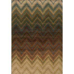 Vandiver Brown Area Rug