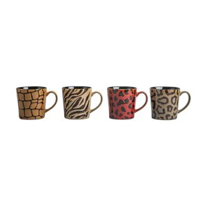 Safari Fashion Mug Set (Set of 4)