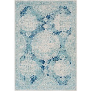 Andover Vintage Teal/Ivory Area Rug