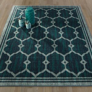 Authentic Green Area Rug