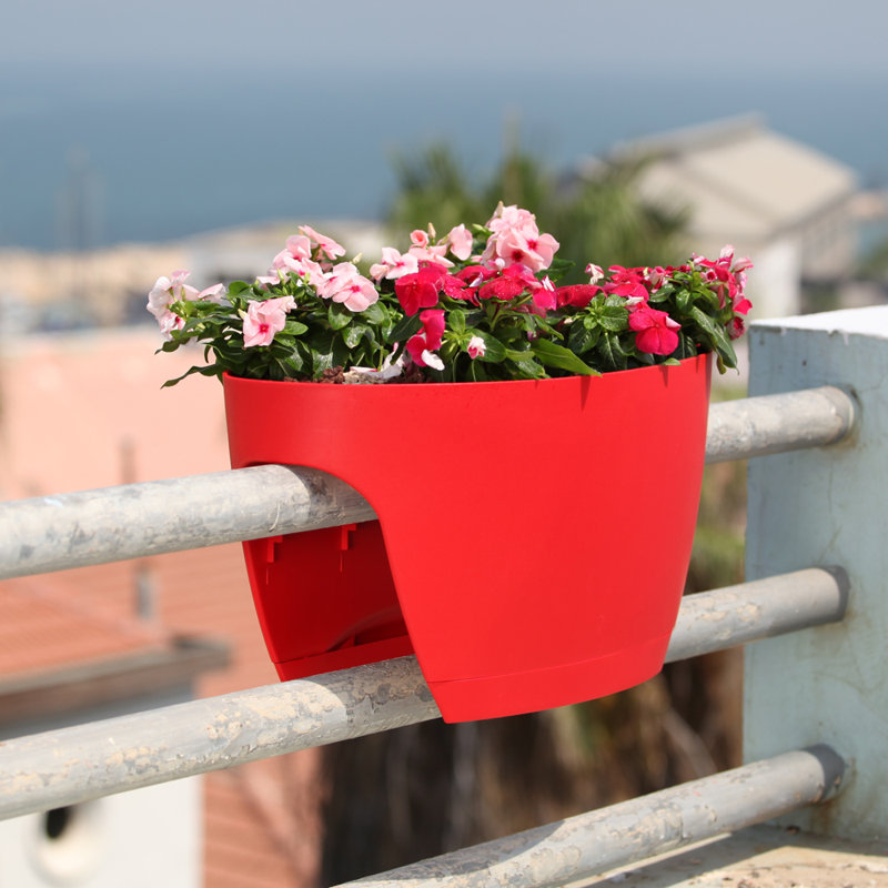 Greenbo Home and Garden Plastic Rail Planter & Reviews Wayfair