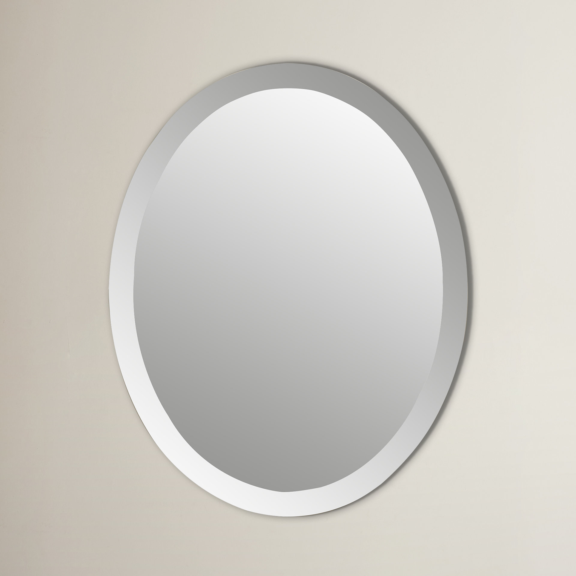 Callison Oval Bevel Frameless Wall Mirror Callison Oval Bevel Frameless Wall Mirror