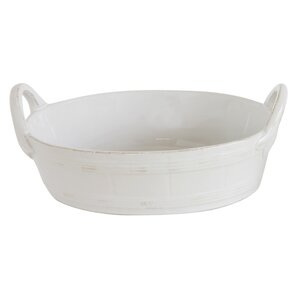 Stoneware Vintage Serving Bowl