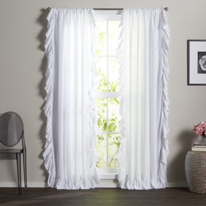 Eton Solid Room Darkening Rod Pocket Curtain Panels (Set of 2)