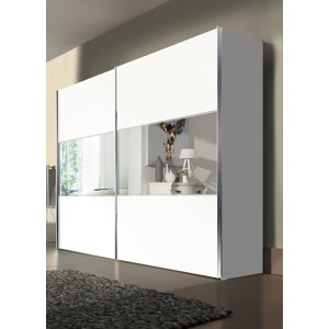 Schwebetürenschrank Solutions Bianco, 216 cm H ..