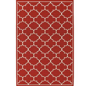 Lexington Red Outdoor Area Rug