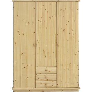 Drehtürenschrank Rømø, 208 cm H x 156 cm B x 60 cm T von Natur Pur