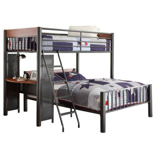 Twin Over Full Bunk Loft Beds You Ll Love Wayfair Division Twin Over Full L Shaped Bunk Bed