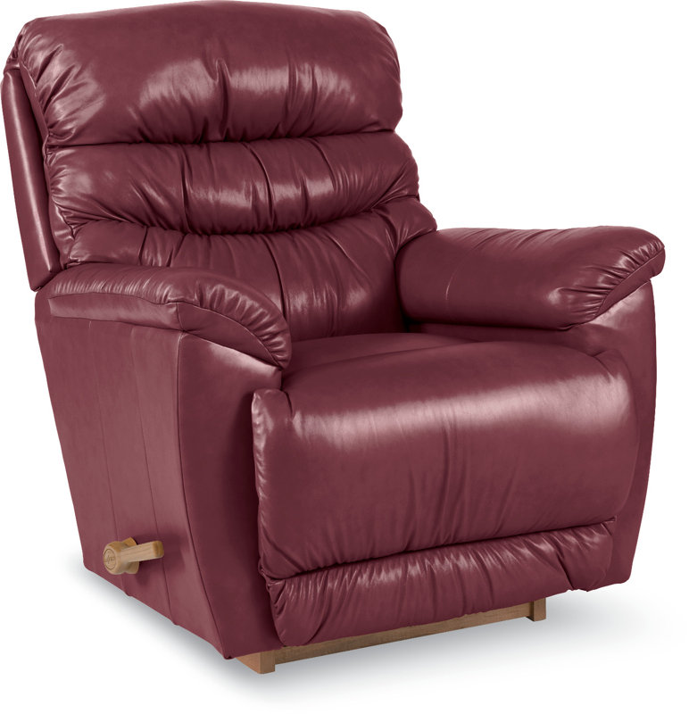 LaZBoy Joshua Leather Manual Rocker Recliner & Reviews Wayfair