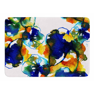 Floral by Tonal Nathan Memory Foam Bath Mat