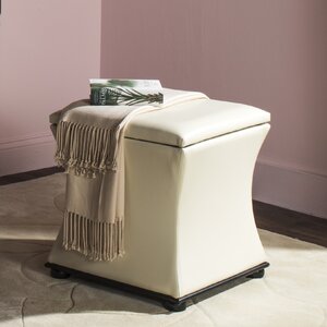 Saddle Rock Storage Leather Ottoman