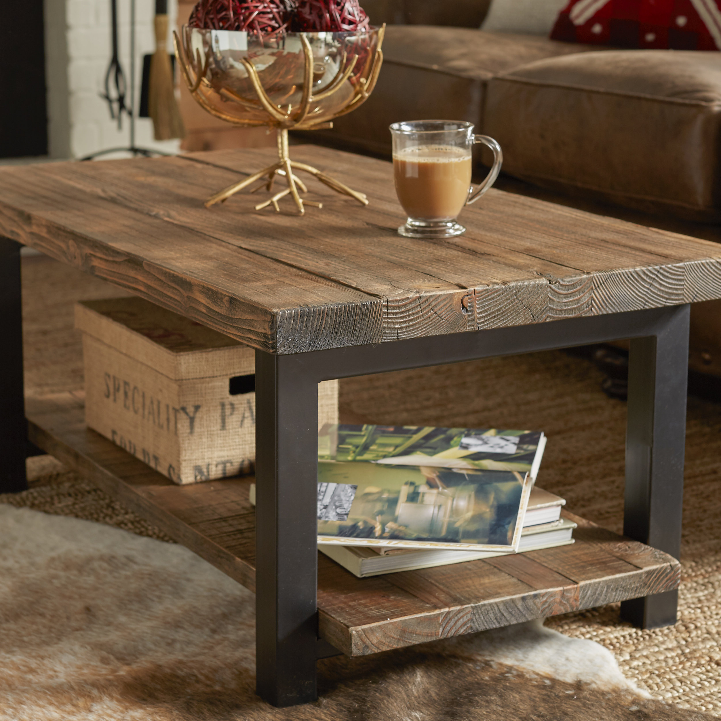 Mistana Veropeso 42 Wood Metal Coffee Table With Tray Top Reviews Mistana Veropeso 42 Wood Metal Coffee Table With Tray Top Reviews Wayfair