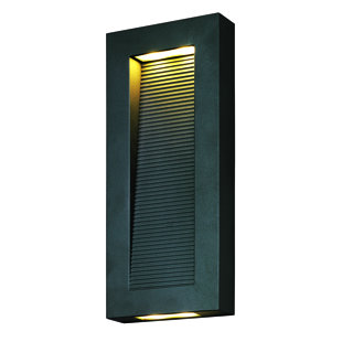 Modern Outdoor Wall Lighting Allmodern Hallie Led Outdoor Sconce