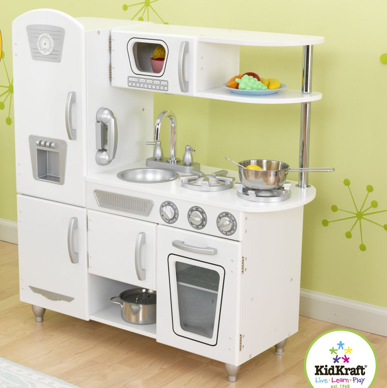 Kidkraft Retro Kitchen Blue kidkraft vintage kitchen & reviews | wayfair Kidkraft Retro Kitchen Blue kidkraft vintage kitchen & reviews | wayfair