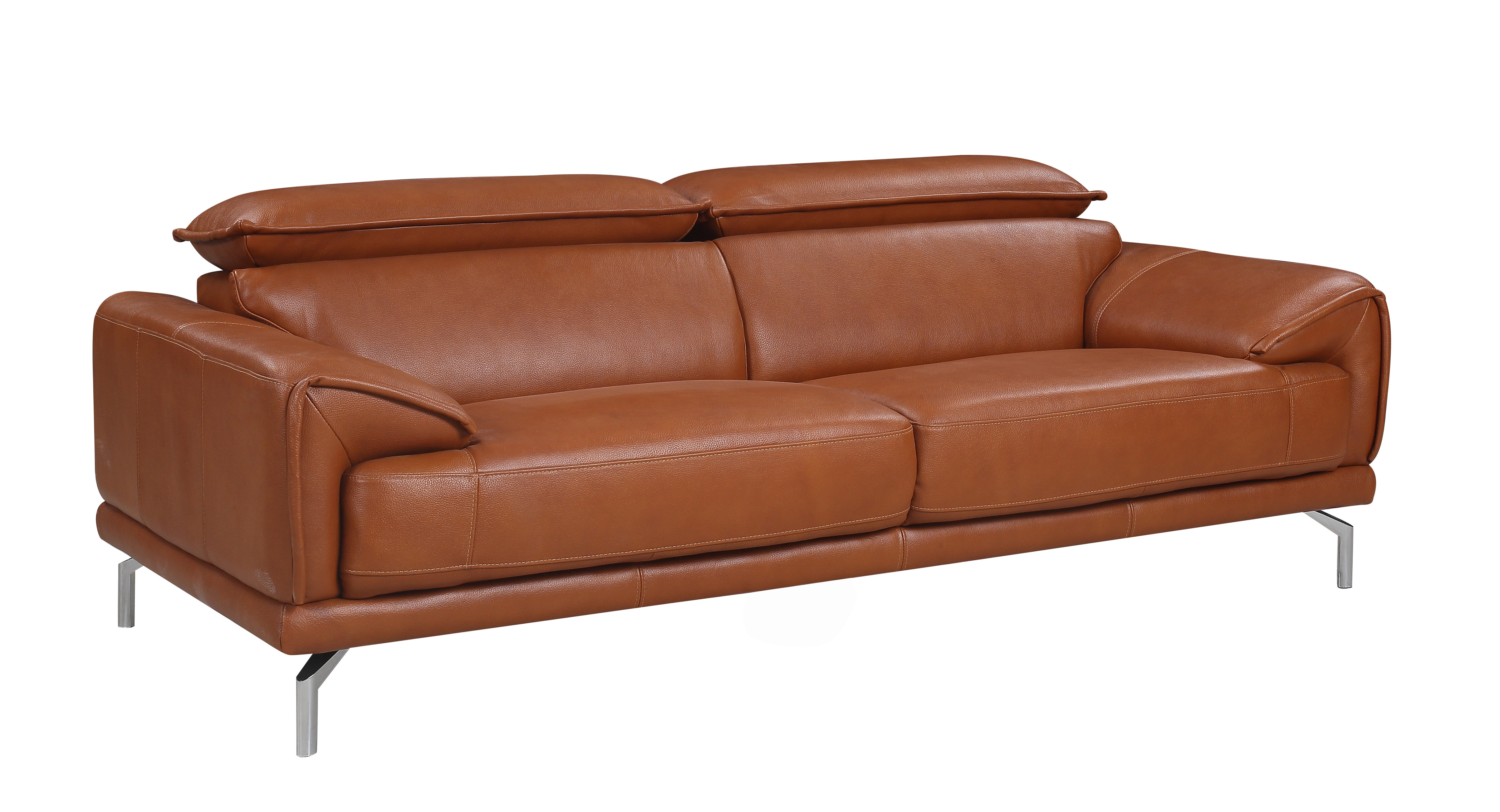 Leather Mid Century Modern Sofa Jafari Ghola