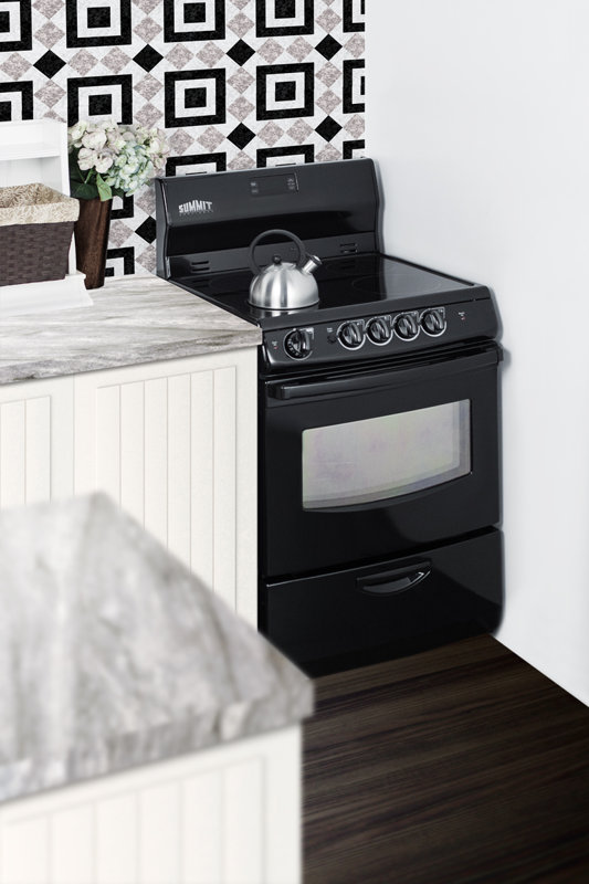 Summit Appliance Summit 24" Freestanding SmoothTop Electric Range