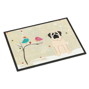 Christmas Presents Between Friends Mastiff Doormat
