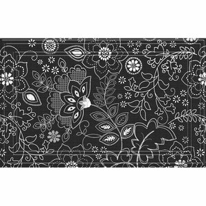 Haynesville Weave Floral Stitch Doormat