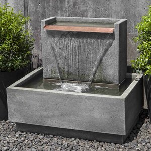 Concrete Falling Water Fountain