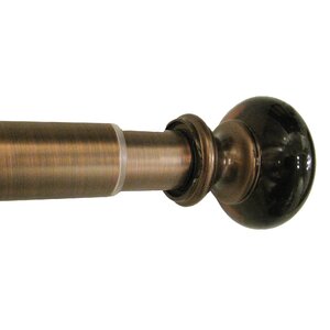 Reeves Finial 72 Adjustable Straight Shower Curta...