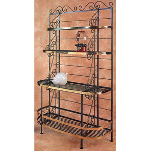 Karol Wrought Iron Baker's Rack by Red Barr..