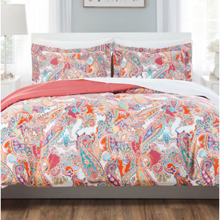 Nicole Miller Comforters Sets You Ll Love Wayfair Jacobian Fl Reversible Comforter Set By Nicole Miller