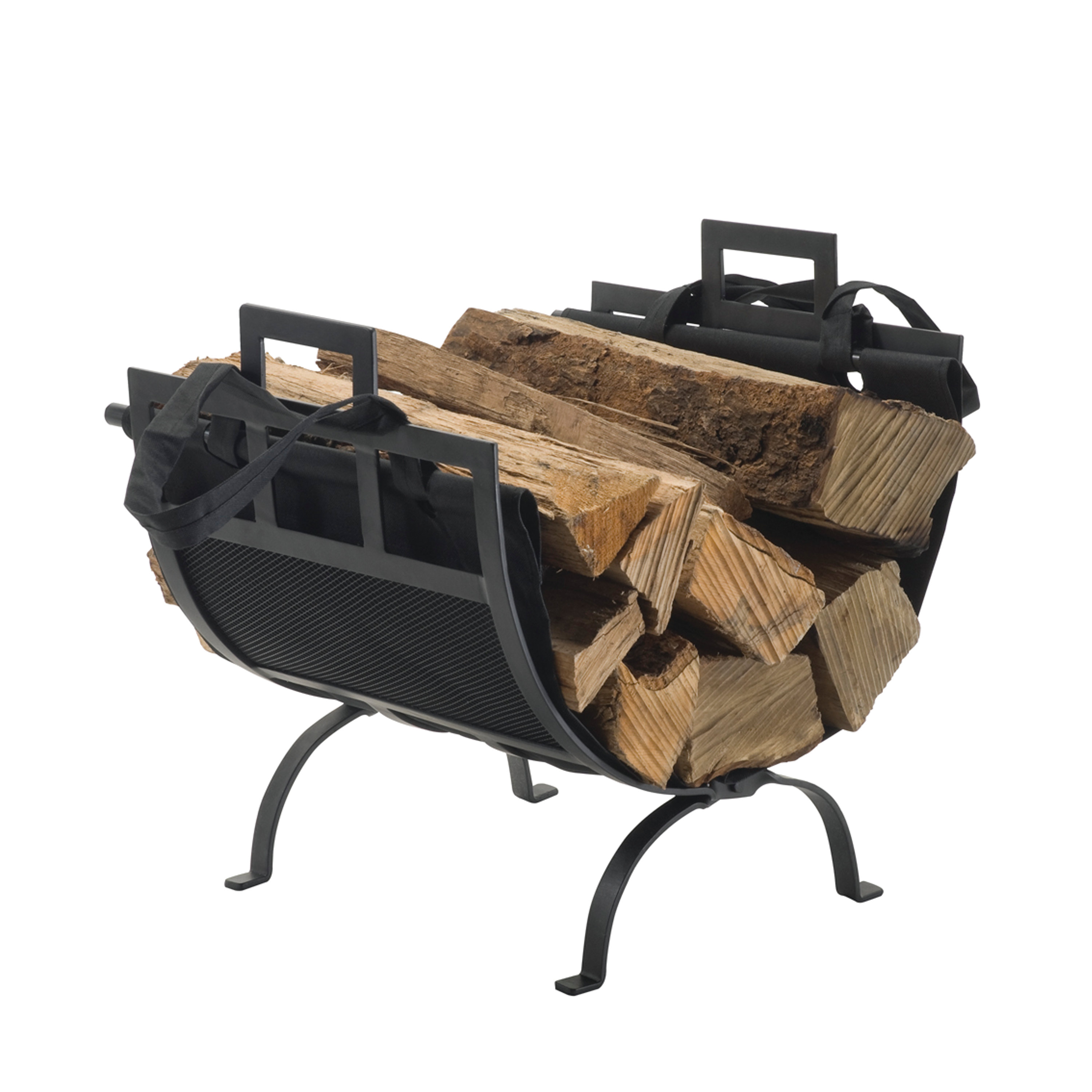Pleasant Hearth Wrought Iron Fireplace Wood Holder Reviews Wayfair
