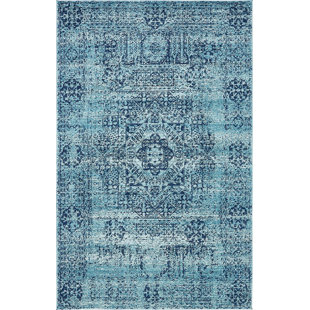 Modern Contemporary Turquoise Area Rug Allmodern Cretien Turquoise Area Rug