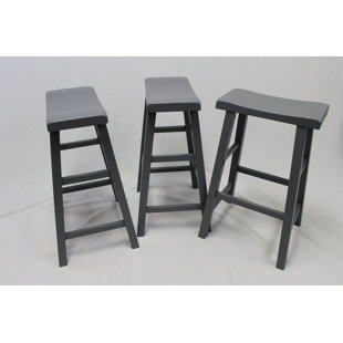 Barstool Set Of 3 Wayfair Cloughmills 24 Bar Stool Set Of 3