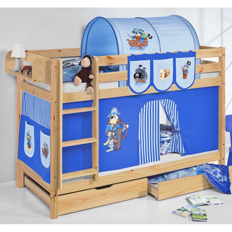 Just Kids Belle European Single Bunk Bed with Bottom Bunk ...