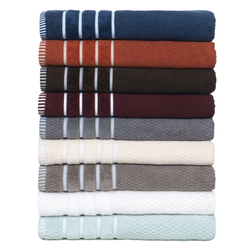 Brayden Studio Delfino Rice Weave 6 Piece Towel Set & Reviews Wayfair