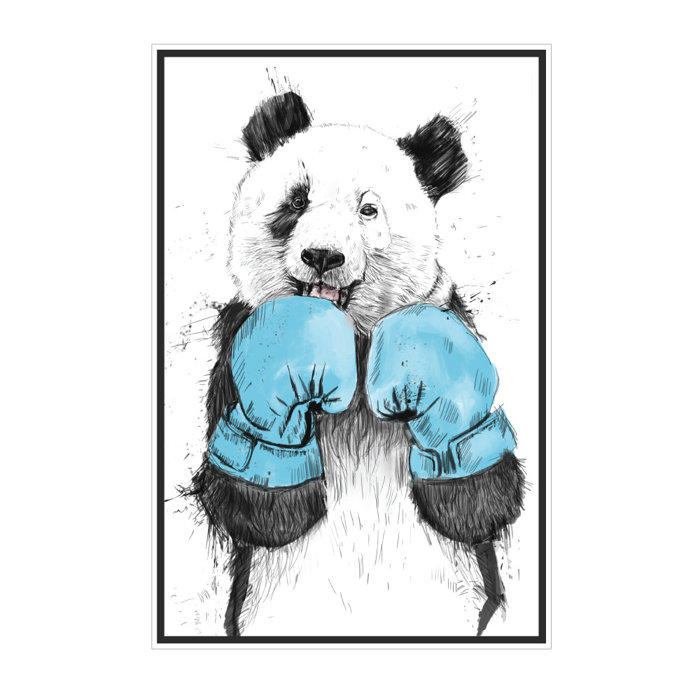 The Winner Boxing Panda Bear Wall Decal The Winner Boxing Panda Bear Wall Decal
