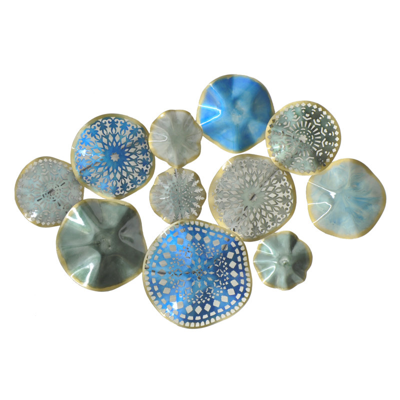 Three Hands Co Circular Cer Metal Wall Décor Wayfair Circular Cer Metal Wall Décor