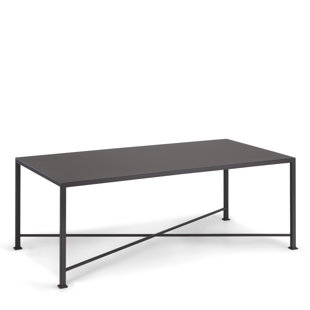 Modern Contemporary Brushed Metal Coffee Table Allmodern Diversey Metal Coffee Table