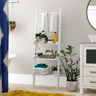 Free Standing Bathroom Shelving You Ll Love Wayfair Quickview