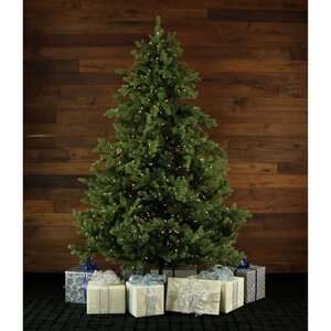 Southern Peace Pine 7.5' Green Artificial Christmas Tree with 600 Smart String Lights with Stand