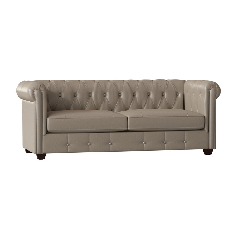 Birch Lane Heritage Hawthorn Leather Chesterfield Sofa Reviews Hawthorn Leather Chesterfield Sofa