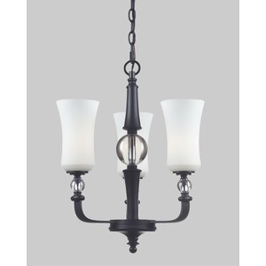 Harmony 3-Light Shaded Chandelier