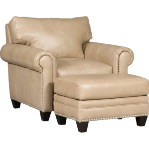 Daylen Armchair and Ottoman by Bradington-Young