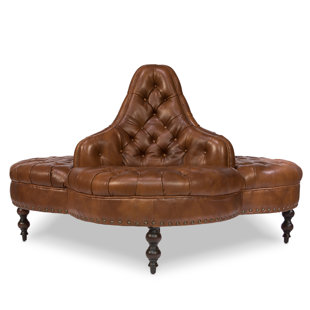 Armless Leather Sofas You Ll Love Wayfair Lobby Leather Sofa