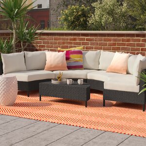 Smalley 5 Piece Sectional Set with Cushion