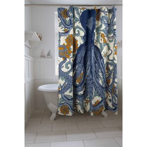 Vineyard Octopus Shower Curtain